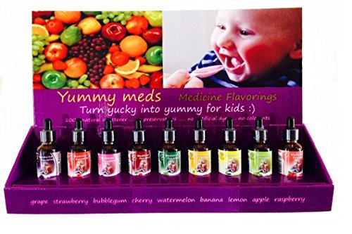 YummyMeds Flavor Medicine Flavoring Drops for Baby Child Kids Bad Tasting Medicines (Cherry)