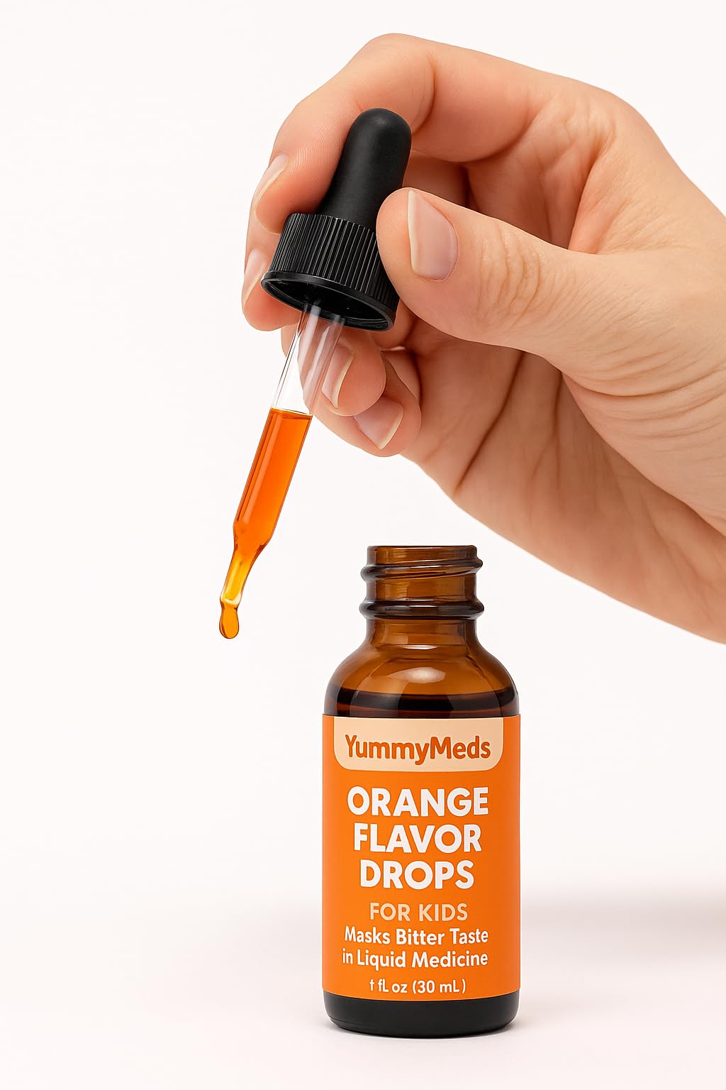 Yummymeds Medicine Flavoring Drops for Baby Child Kids Bad Tasting Medicines Orange Flavor