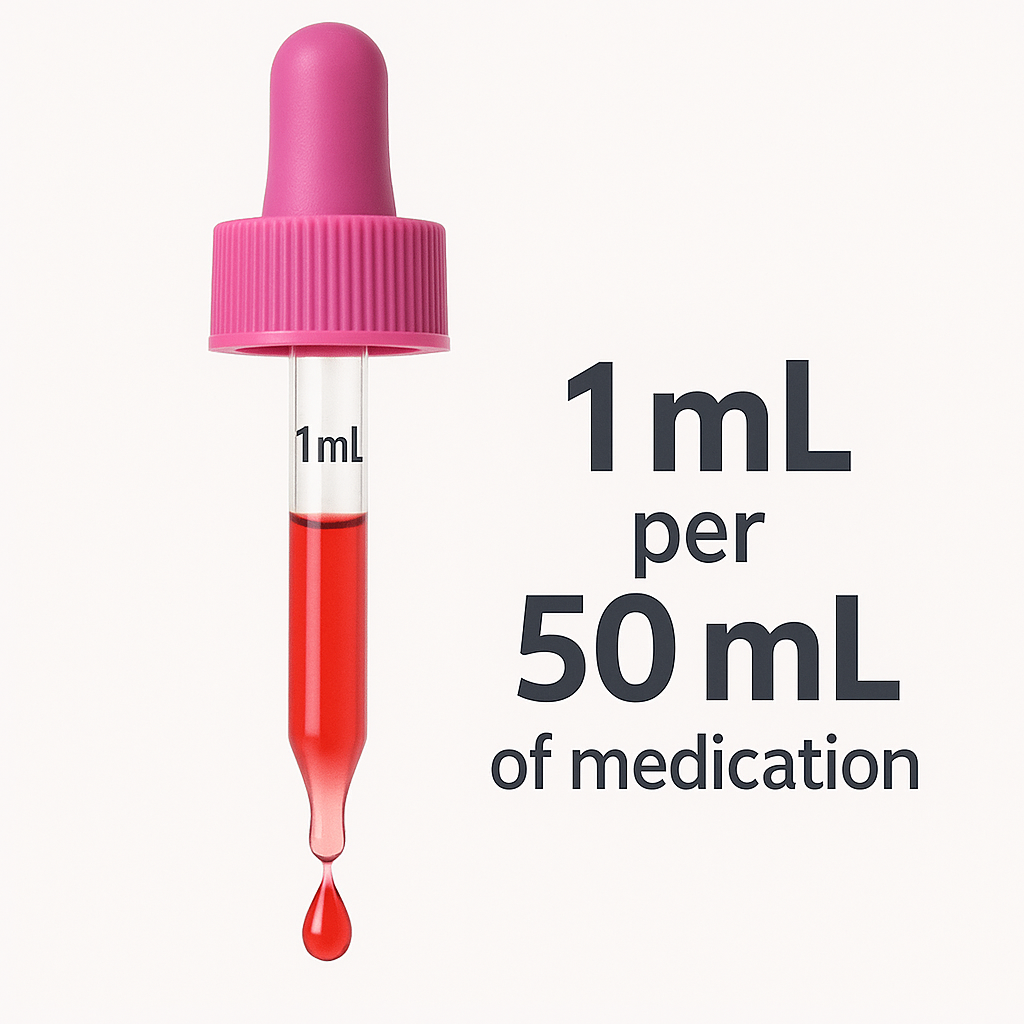 YummyMeds Strawberry Flavor Drops – Medicine Flavoring for Kids & Pets – Masks Bitter Taste – Alcohol-Free – 1 fl oz (30mL) exp 2028