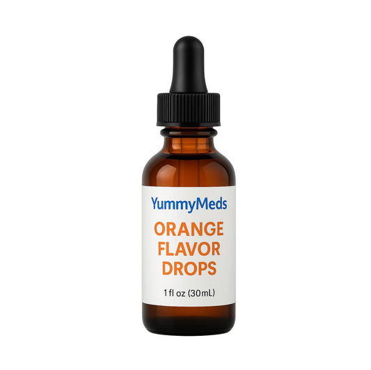 Yummymeds Medicine Flavoring Drops for Baby Child Kids Bad Tasting Medicines Orange Flavor