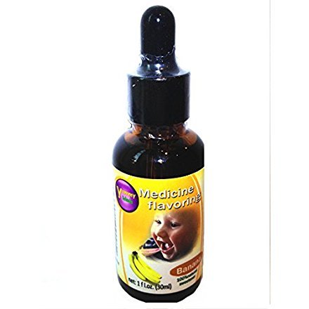 Yummy Meds Banana Flavor Drops for Kids – Makes Liquid Medicine Taste Better – Medicine Flavoring for Babies & Children – Easy to Use – 1 fl oz (30 mL)