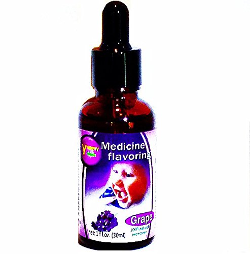 Yummy Meds Grape Flavor Drops – Pediatric & Veterinary Use – Masks Bitter Taste in Liquid Medicine – Kid-Approved,– 1 fl oz (30mL) exp 2028