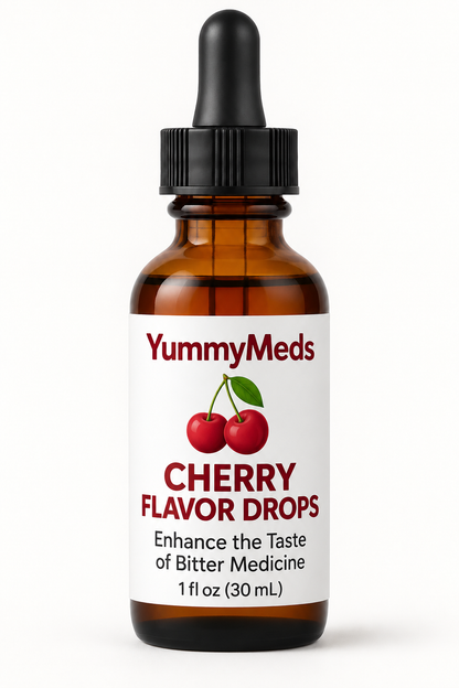 YummyMeds Cherry flavor drops, 1 fl oz (30 mL) — product illustration 4